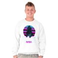 thumbnail image 5 of Vaporwave NASA Space Shuttle Specs Sweatshirt for Men or Women Brisco Brands L, 5 of 6