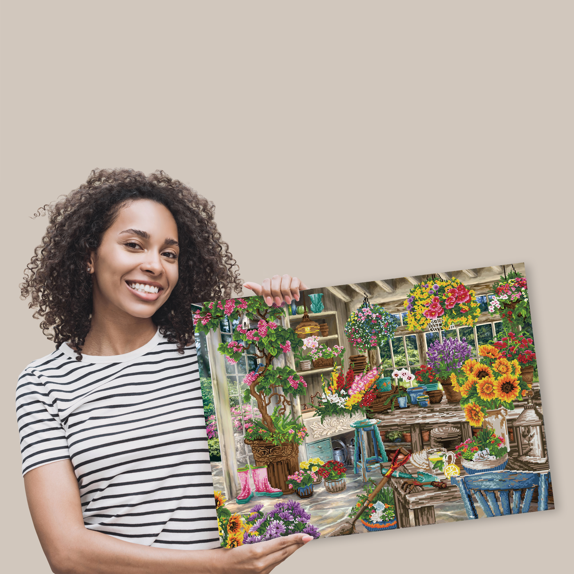 DIAMOND DOTZ Gardener's Paradise Diamond Painting Kit