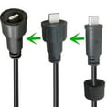thumbnail image 4 of 5Gbps USB3.0 USB2.0 to Type C Connector Cable Fast Speed for Outdoor Use with Dustproof Cover, 4 of 7
