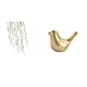 thumbnail image 1 of de pared colgante con diseño de enredaderas y pájaros. Figura decorativa de animal. Pequeñas estatuas de pájaros. Material de resina PVC de a, 1 of 8