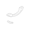 Genuine OE Mitsubishi Assist Strap - MR330018