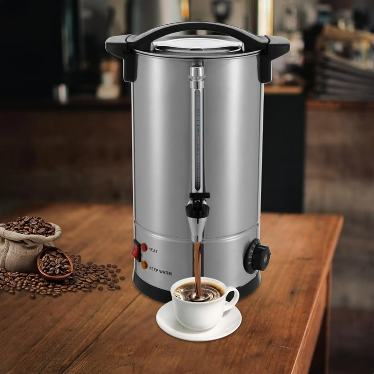 Coffee Urn, 160 Cup Coffee Percolator Commercial Coffee Maker, 25L  Stainless Steel Coffee Maker Hot Water Beverage Dispenser Electric Coffee  Urn For Catering, Wedding, Party (25L) - Walmart.com