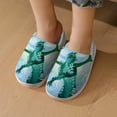 thumbnail image 7 of Kids Dragon Wings Of Fire Slippers Anti-slip Fluffy Fuzzy House Slippers Warm Soft Plush Winter Fluffy House Shoes for Boys Girls, 7 of 7