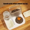 thumbnail image 6 of Twfbrm Automatic Cat Feeder and Water Dispenser, 2 in 1 Gravity Pet Food Feeder and Waterer Set with Stainless Steel Bowl, Self Feeding Food Container Pet Feeder Dish for Cats and Small Dogs, 6 of 6