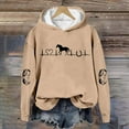 thumbnail image 2 of lnmuld Womens Blouses Maternity Hooded Sweatshirt Casual Pullover Top for Comfortable Soft Fabric Size:XL, 2 of 3