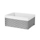 thumbnail image 2 of MU:4LIFE Set de 3 Canastas Organizadoras de PE, Cestas de Almacenamiento Multiusos para Ba&ntilde;o, Cocina y Decorativa para Hogar (Gris), 2 of 8