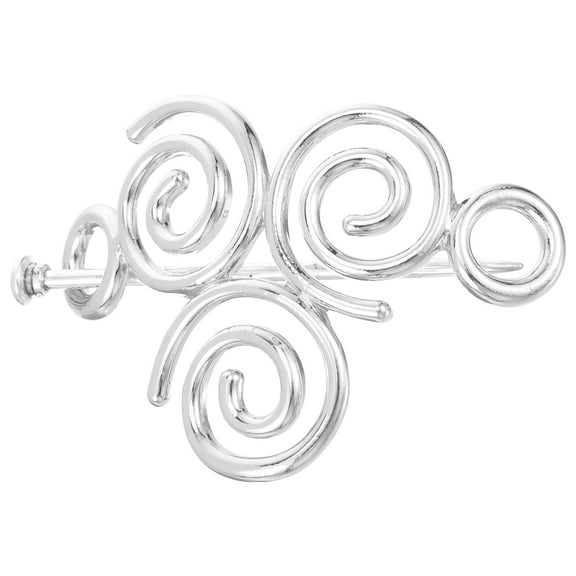 Raindrops Hair Accessories For Women Knot Silver Hair Clip Adornment For Hairstyles 1Pcs