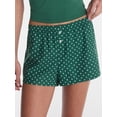 thumbnail image 4 of No Boundaries Print Boxer Sleep Shorts, 3" Inseam, Women's XS-XXL, 4 of 5