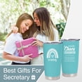 thumbnail image 2 of Secretary Gifts for Women, Secretary Appreciation Gifts, School Secretary Gifts for Women, Secretary Day Gifts, Legal Secretary Gifts, Gifts for Secretaries 20oz Tumbler, 2 of 5