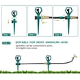thumbnail image 5 of Fdelink Water Sprinklers Watering Impulse Grass Sprinkler Hose Spray System Rotating Water Garden Patio & Garden Impulse Sprinkler (Green), 5 of 5