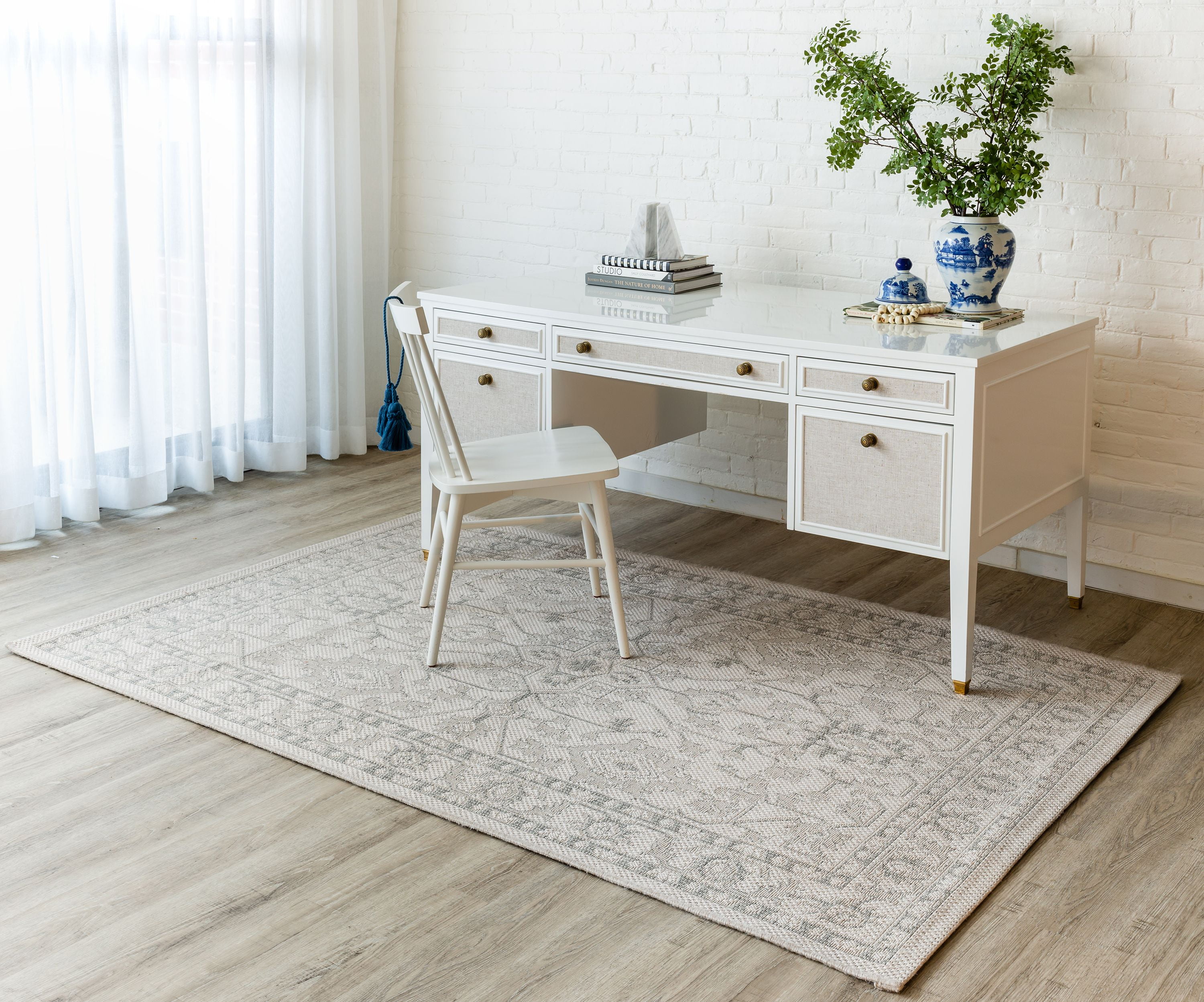 Erin Gates by Momeni Downeast Boothbay Polypropylene Machine Made Grey Indoor Outdoor Rug 2' X 3'