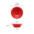 thumbnail image 2 of Excellante Color Pure Red Melamine Dinnerware Collection 7.5 Inch Soup Bowl - 15 Oz, Comes in Dozen, 2 of 2