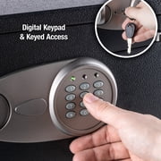 SentrySafe X105P Security Safe with Digital Keypad Lock, 0.98 C-Ft., Black