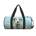 thumbnail image 2 of Sigee A Funny Little Dalmatian Puppy Printed Multi-compartment Sports Gym Bag for Men and Women Large Capacity Travel Bag, Overnight Bag, 2 of 8