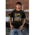 thumbnail image 5 of Skeleton Relax You're Already Dead Men's Graphic T Shirt Tees Brisco Brands M, 5 of 6