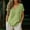 Green, variant on LIZUOJUN Linen Shirts For Women V-Neck Short Sleeve Blouse Breathable Lightweight Casual Loose Fit Solid Crinkled Gauze Top Summer Beach Bohemian,Blue,L