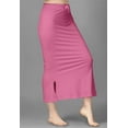 thumbnail image 5 of Trendmalls Lycra Spendex Saree Shapewear Petticoat for Women-P01-Rose Pink, 5 of 6