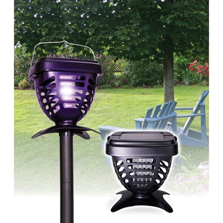 Riddex Solar Powered Bug Zapper Insect Killer - Portable for Camping