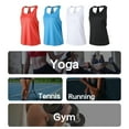 thumbnail image 4 of Women Workout Tank-Top Mesh Quick Dry Stretch Loose Running Exercise, 4 of 8