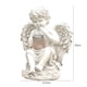 thumbnail image 2 of Resin Angel Wings Figurinas Ornamento de jardín Lámpara solar Estatua de ángel 3d Regalos de Navidad impermeables para el patio al aire libre, 2 of 8