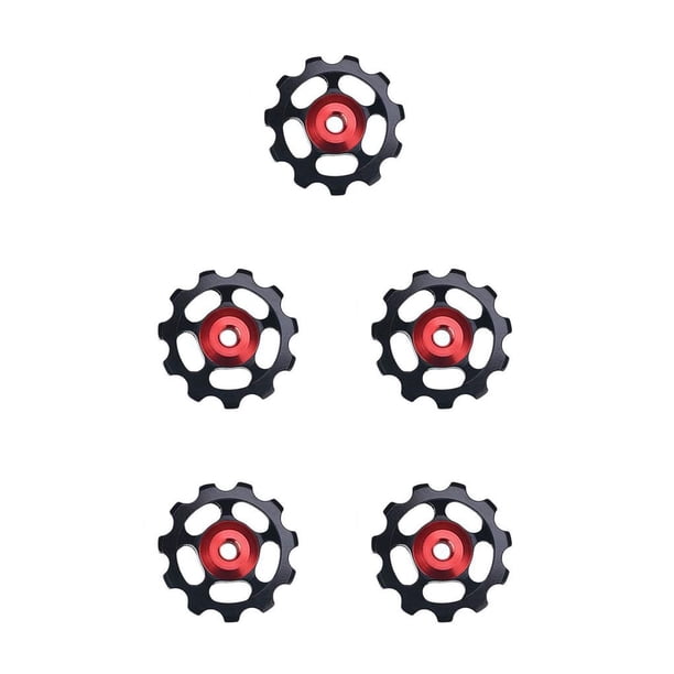 Greeniant 11T Road Bike Transmission Bike Ceramic Bearing Wheel Polea Bicicleta Desviador trasero CNC Aleación Bearing Rueda de tensión Type2 NO2