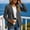 #10Dark Gray, variant on Women's Double Breasted Blazer Jacket, Long Sleeve Lapel Collar Casual Work Office Outer Coat with Pockets