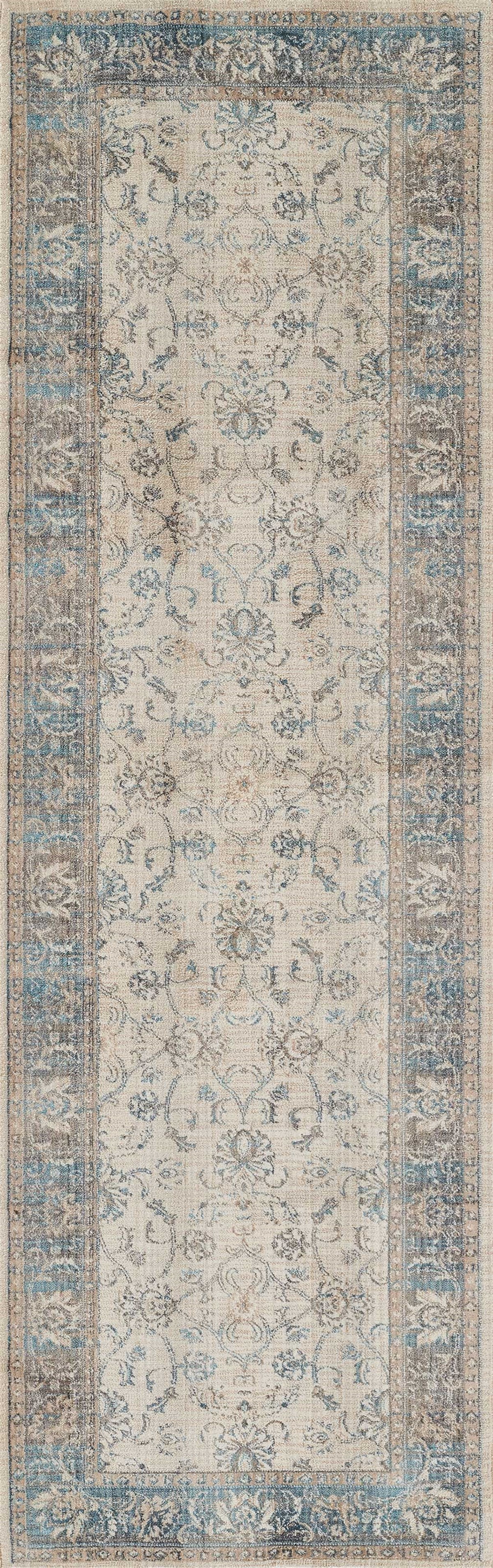 ECARPET Monet Traditional Runner Rug for Living Room, Bedroom, Dining Room, Entrance, Hallway and More.