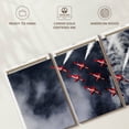 thumbnail image 6 of Elephant Stock Red Epic Airplanes Wall Art - Horizontal Multi Panel Canvas - Living Room Wall Decor - Transportation Multi Panel - White And Blue Decor - 26" x 12", 6 of 8