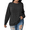 Black, variant on NISVIYA Plus Size Sweatshirt for Women Lightweight Loose Fit Crewneck Pullovers 2025 Trendy Fall Long Sleeve Tops