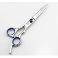 thumbnail image 4 of Juego de tijeras de peluquería 2 en 1, tijeras profesionales con hojas afiladas y mango ergonómico para barbería y salón de belleza., 4 of 4