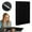 Black, variant on White 1 Inch 3 Ring Binder, Flexible Plastic Binder with Metal Round Rings, Cute Soft Cover School Binder for Students, Letter Size Document Organizer, Classroom Essentials, Home Office Supplies