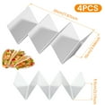 thumbnail image 7 of 4pcs Taco Holders, Stainless Steel Taco Holders, Premium Taco Stands, Holds 2 Or 3 Tacos Each Taco Tray, Taco Rack With Easy-Access Handle, Kitchen Supplies, Serveware, 7 of 7