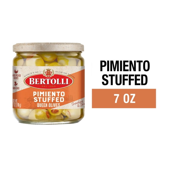 Bertolli Green Olives Pimiento Stuffed 7 oz