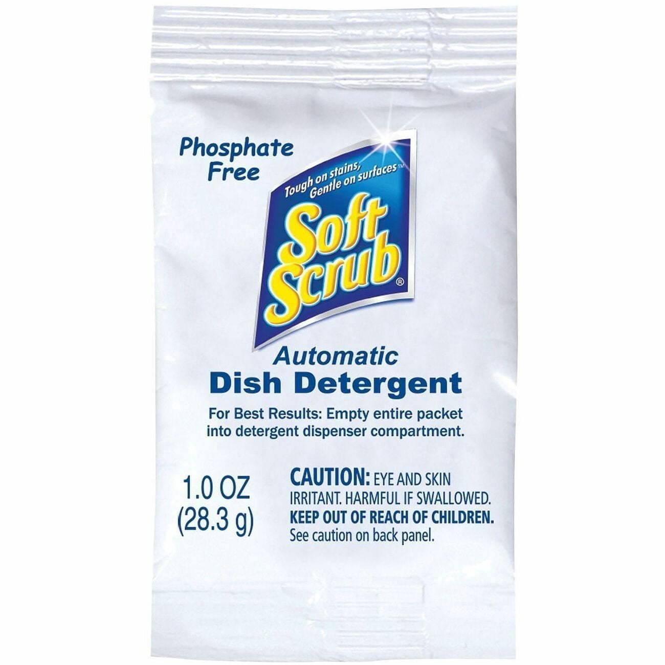 Soft Scrub, DIA10006, Dishwasher Detergent Packs, 200/Carton, White