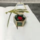 thumbnail image 4 of Caja De Joyería Caja De Joyería Transparente Geométrica Caja De Joyería Caja De Anillo Collar Pulseras Pendientes Soporte De Almacenamiento De Joyería Contenedor De Joyería Hexagonal Dorado Noticed HA027052-01, 4 of 6