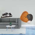 thumbnail image 2 of Estatua de escritorio, figura de lucha, adornos, estatua, escultura de toro, colecciones, artesanía de resina, decoración, reloj de pared hecho de res, 2 of 8