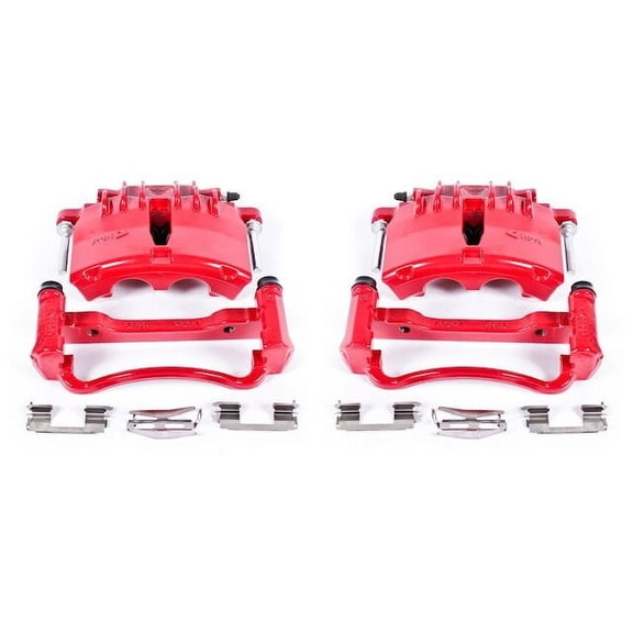 Front Brake Caliper Set - Compatible with 1999 - 2002 Ford Mustang 2000 2001