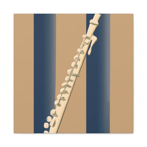 Flute in Minimalism - Canvas