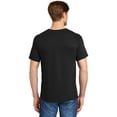 thumbnail image 3 of Hanes mens 5.2 oz. ComfortSoft Cotton T-Shirt(5280)-BLACK-L-5PK, 3 of 5
