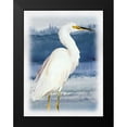 thumbnail image 2 of Loreth, Lanie 19x24 Black Modern Framed Museum Art Print Titled - Blue on Blue Heron II, 2 of 5