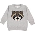 thumbnail image 2 of Inktastic Raccoon Animal Face Toddler Sweatshirt, 2 of 4