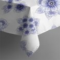 thumbnail image 5 of Pioneer Flower Floral Print Pattern Square Tablecloth, Waterproof Wipeable Spillproof Washable Table Cover for Home Kitchen Party Decor, 42"x42", 5 of 6