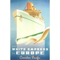 thumbnail image 2 of Art.com White Empress Ocean Liner Stretched Canvas Print Wall Art, 24" x 36", 2 of 4