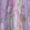 thumbnail image 4 of Designart 'Country Roses With Pattern' Mid-Century Modern Curtain Panel, 4 of 5