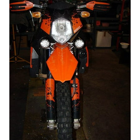 KTM 400 EXC LC4 EGS-E Supercomp Enduro MXC SX XC-W LED Driving Lights Fog Lamps Drivinglights