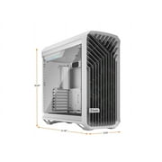 Fractal Design Torrent White E-ATX Tempered Glass Window High-Airflow Mid Tower Computer Case