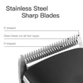 thumbnail image 2 of Wireless Hair Cutting Kit for Men with Guide Combs and Stainless Steel Blades, 2 of 5