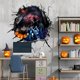 thumbnail image 3 of paquete de calcomanías de pared de Halloween 3D, calcomanías de pared extraíbles de mujer mendiga, calcomanías de pared de terror, calcomanías de pared, 3 of 4