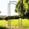 thumbnail image 5 of Garden Arbor 92" H x 42.5" W, Wedding Arch Trellis Plants Support with Durable Iron Garden Arbor Climbing Plants Wedding Arches Ceremony Use for Outdoor, 5 of 8