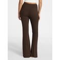 thumbnail image 3 of No Boundaries Ribbed Knit Flare Pants, Women's XXS-XXL, 3 of 5